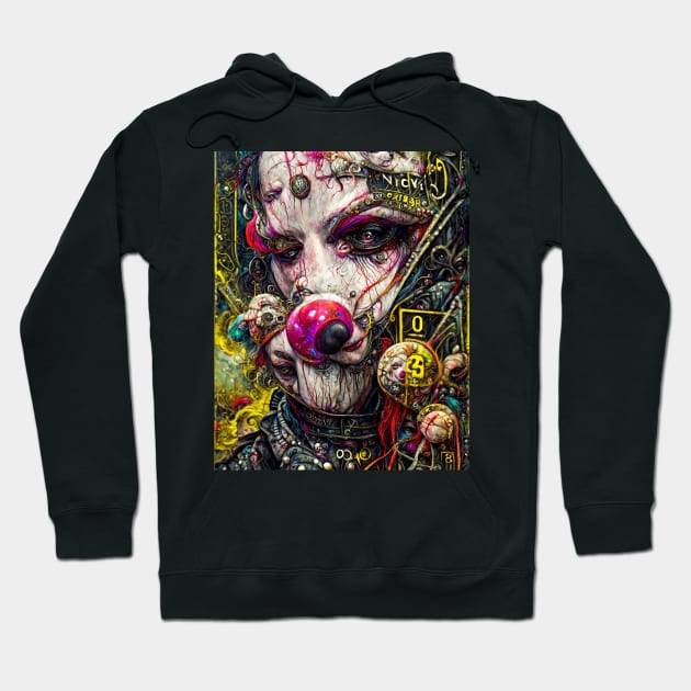 Cyberclown Hoodie by aetherialdnb